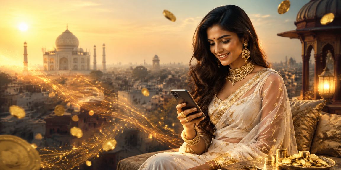 Taj Mahal with festive atmosphere symbolizing premium service