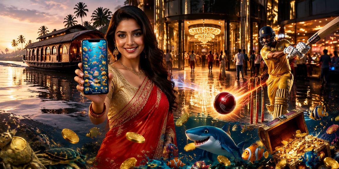 Fresh lottery tickets being sold in Kerala backwaters area